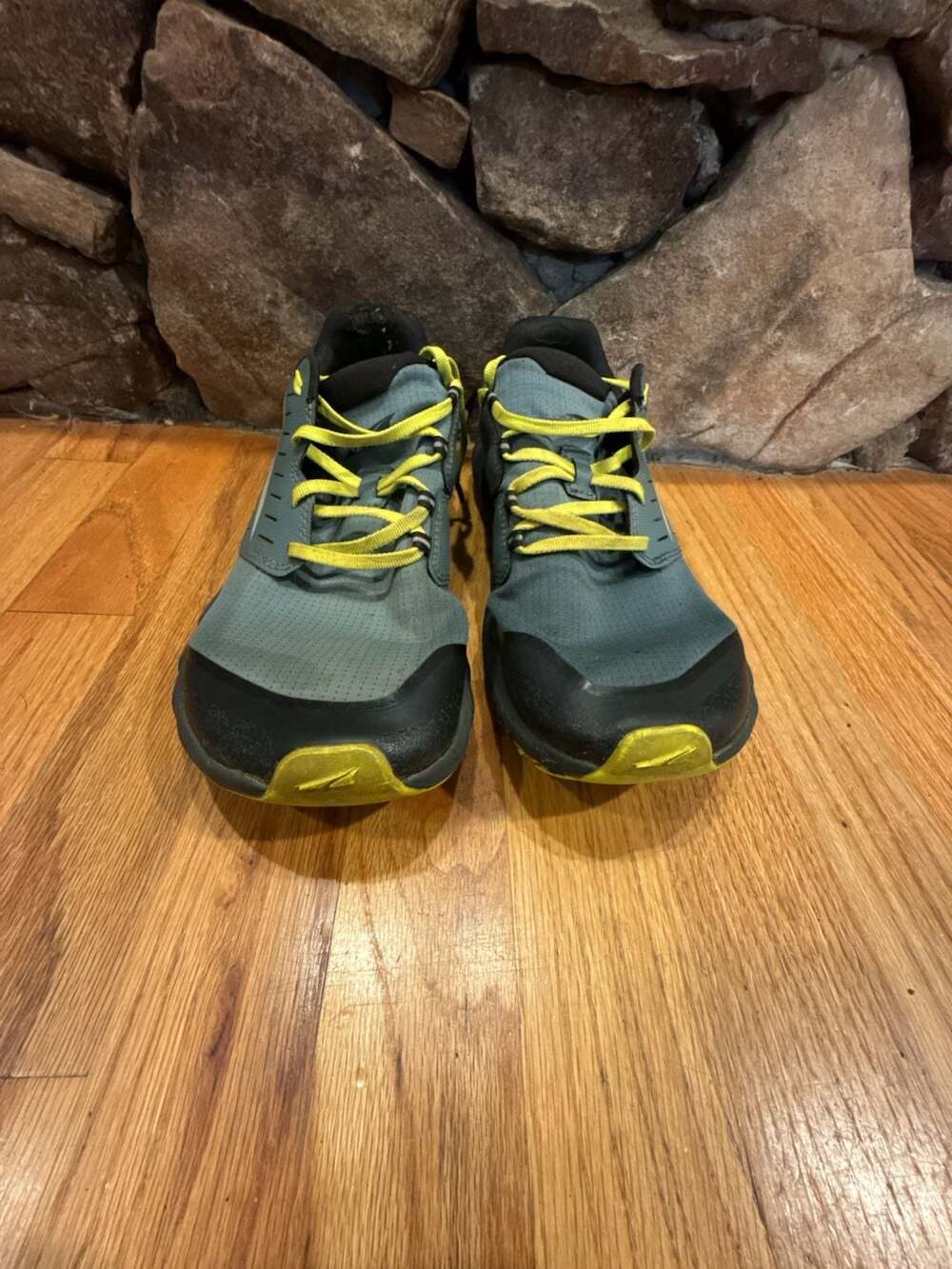 Altra Superior 5 Trail Running Shoes Men's Green Yellow